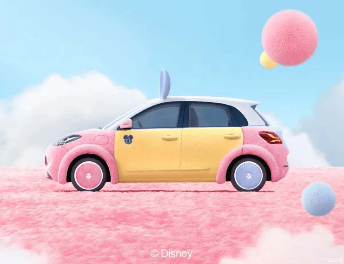 รถน่ากอด Wuling Bingo Mickey Plush Style