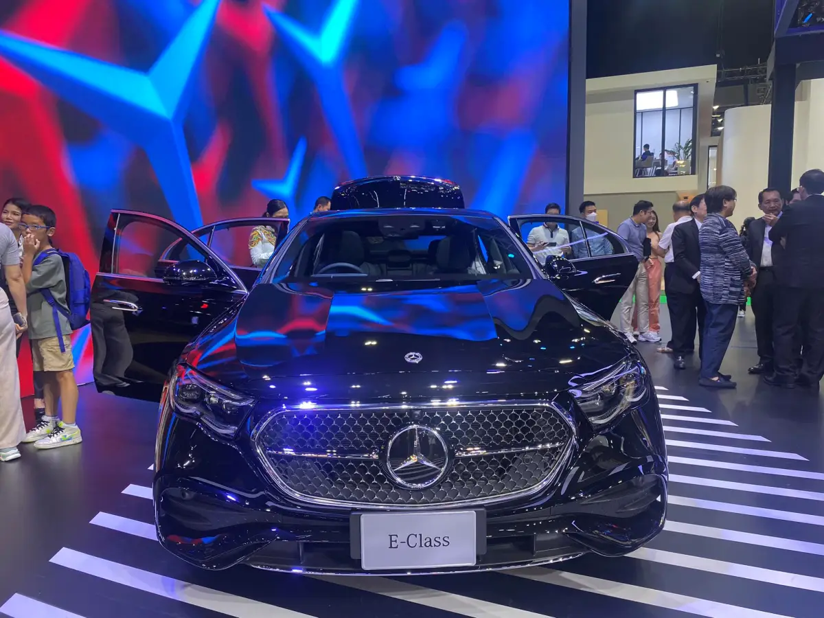 Mercedes-Benz E-CLASS at MOTOR SHOW 2024