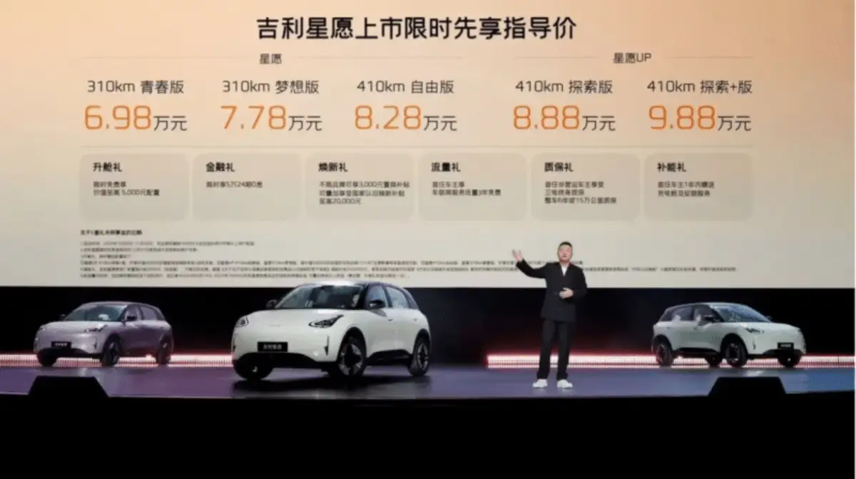 Geely Geome Xingyuan entered market